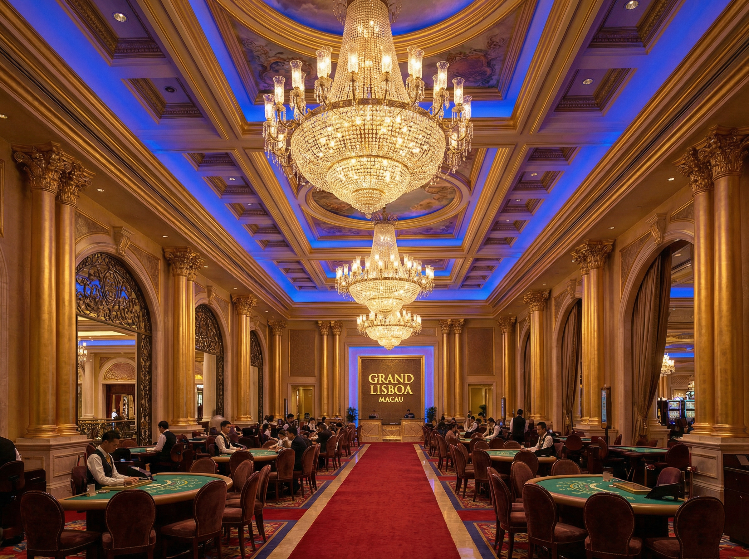赌博平台 - 澳门赌场棋牌区域内景