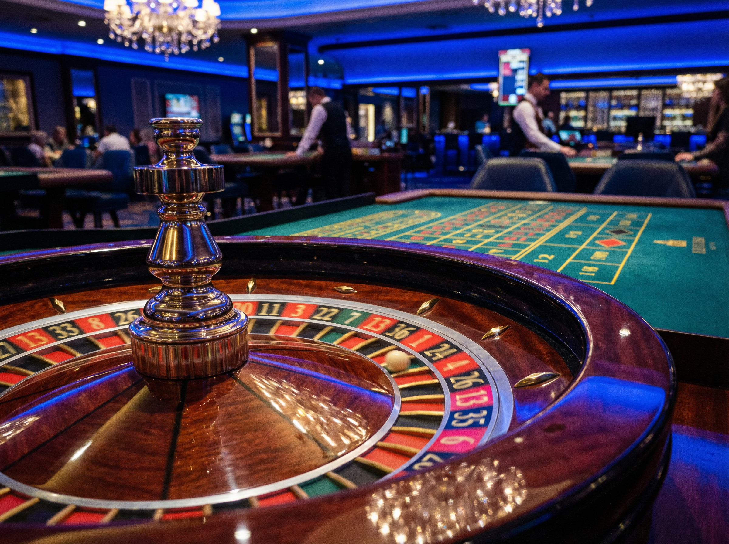 赌博平台 - 赌场轮盘特写